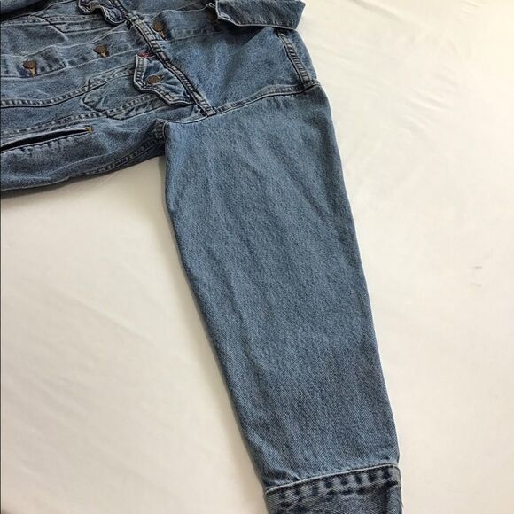 Levi’s Vintage 70-80 Blue Trucker Style Denim Jean Jacket Good Condition Size S - Picture 8 of 16